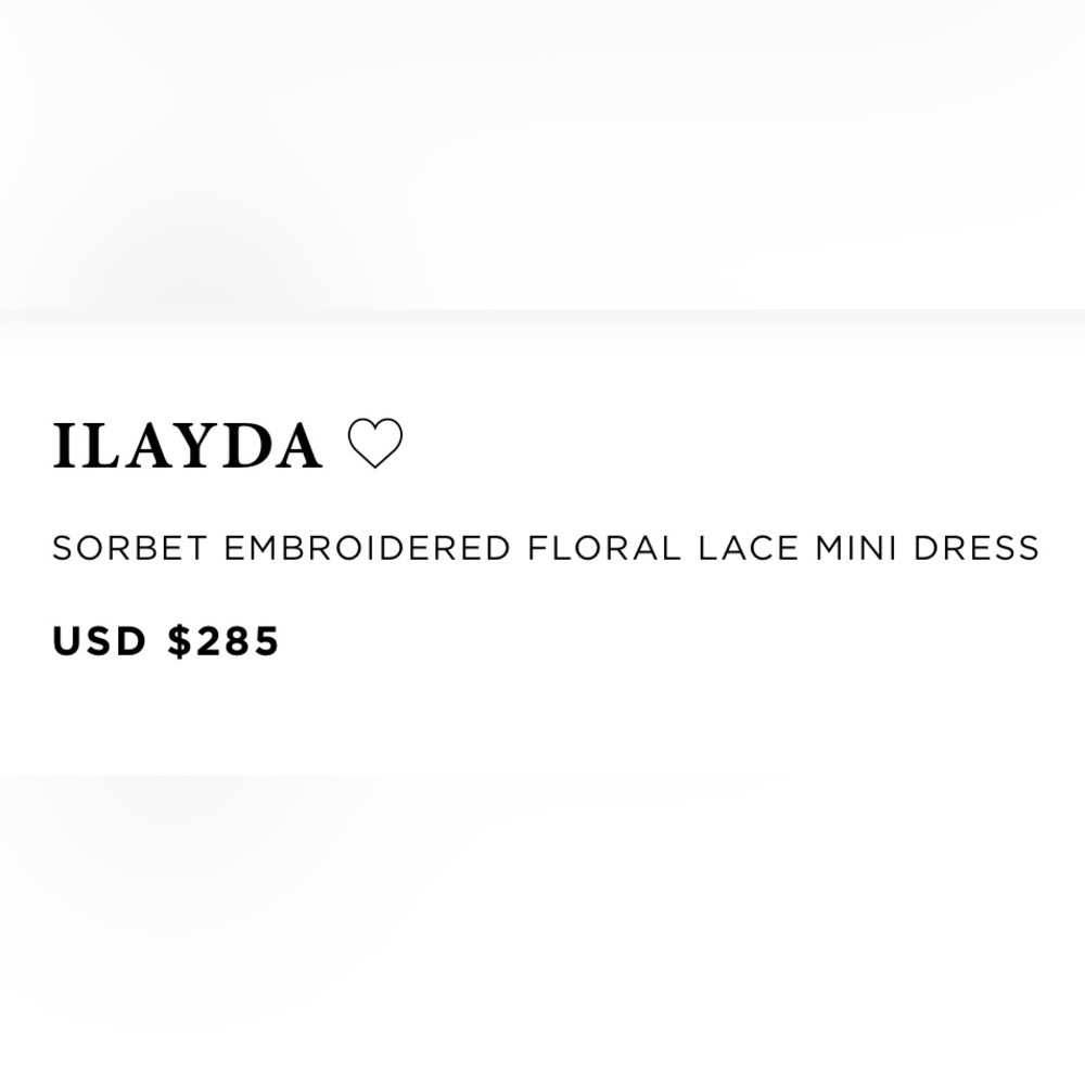 House of CB Sorbet Embroidered Floral Lace Mini Dress - Picture 6 of 6